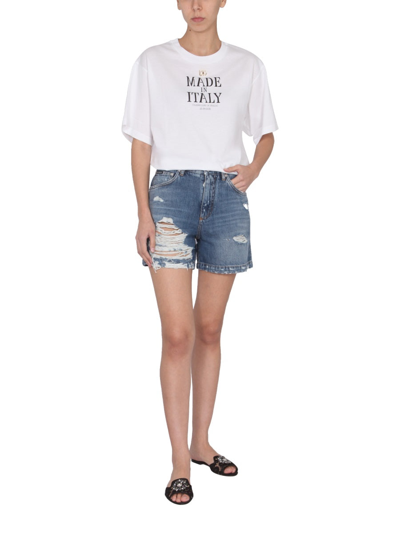 Shop Dolce & Gabbana "made In Italy" T-shirt In White