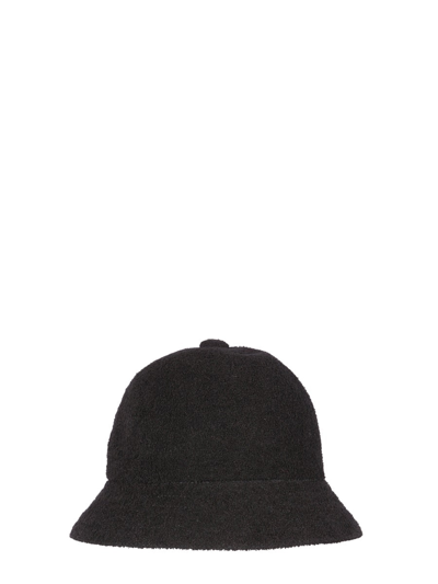 Shop Kangol Casual Hat With Big Logo Unisex In Black