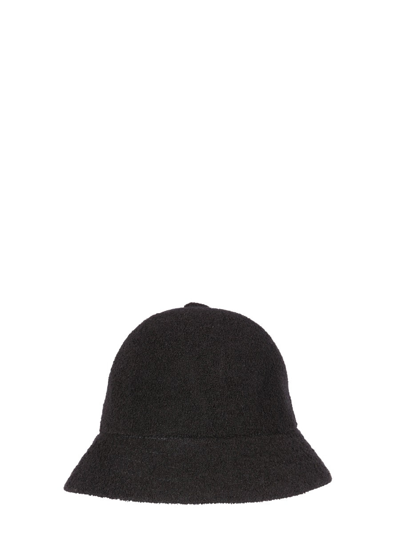 Shop Kangol Casual Hat With Big Logo Unisex In Black