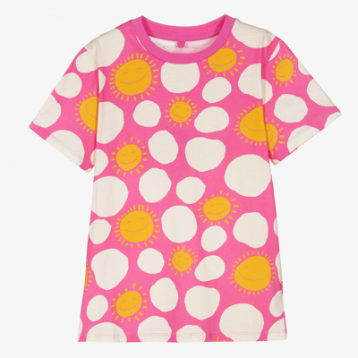 Shop Stella Mccartney Kids Teen Girls Pink Cotton T-shirt
