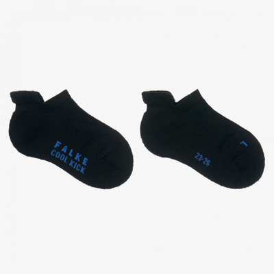 Shop Falke Black Trainer Socks