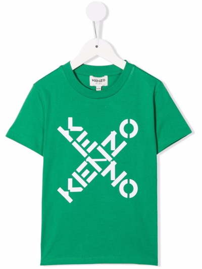 Shop Kenzo T-shirt In Green