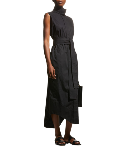 Shop Arias New York Signature Sleeveless Blouse Dress In Black