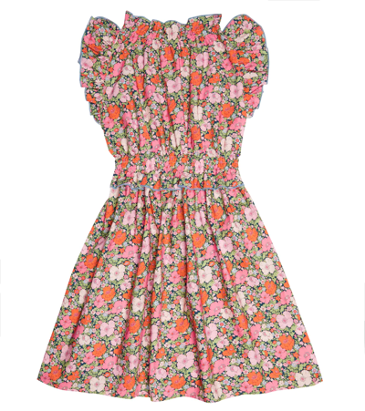 Shop Paade Mode Bella Floral Cotton Dress In Bella Pink