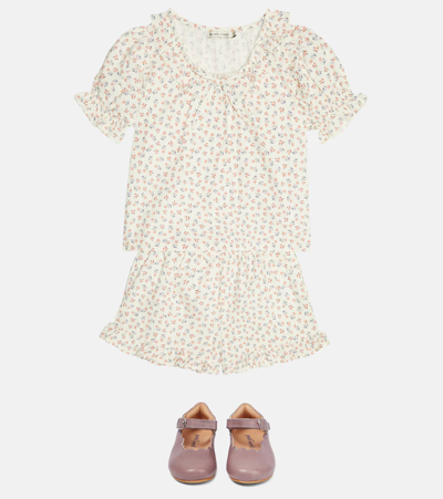Shop The New Society Judah Floral Cotton Blouse In Blossom Print