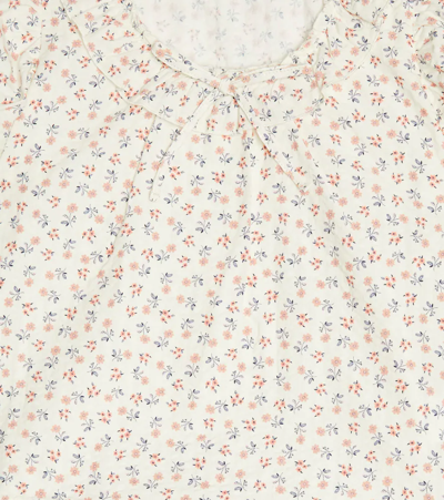 The New Society Judah Floral Cotton Blouse In Blossom Print