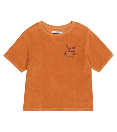 Shop The New Society Francis Cotton Terry T-shirt In 11 Sunburn