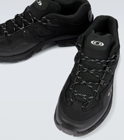 Shop Salomon Xt-quest 2 Advanced Sneakers In Black/ebony/frost Gray