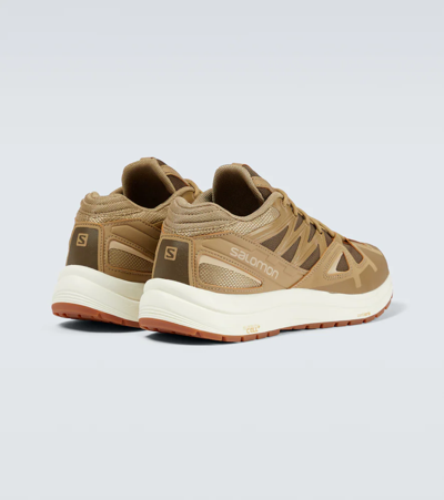 Shop Salomon Odyssey 1 Advanced Sneakers In Kelp/desert Palm/vanilla Ice