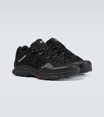Shop Salomon Xt-quest 2 Advanced Sneakers In Black/ebony/frost Gray