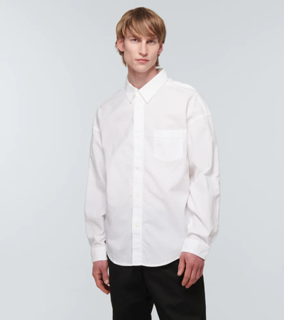 Shop Visvim Albacore Sashiko Cotton Shirt In White