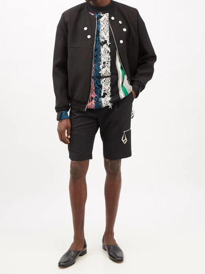 Lupon Technical-twill Shorts In Black