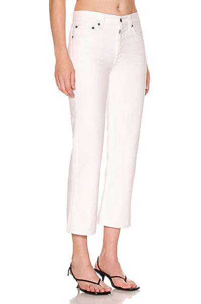 The Row Christie High-rise Straight-leg Jeans In White