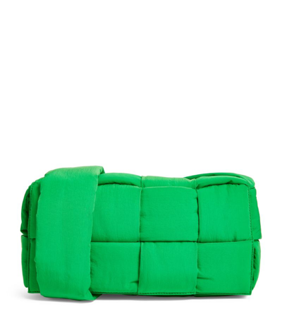 Shop Bottega Veneta Padded Tech Cassette Cross-body Bag In Green