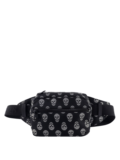 Shop Alexander Mcqueen Belt Bag In Black