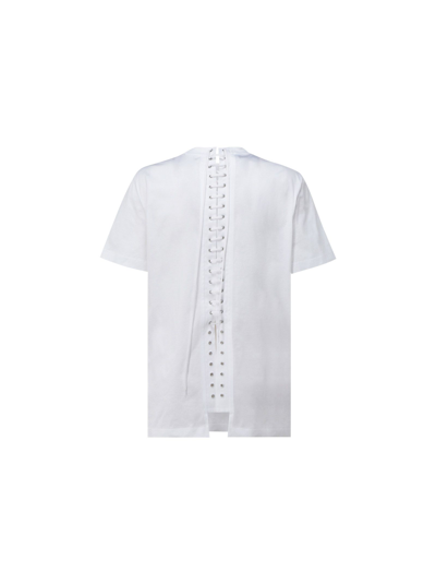 Shop Prada Women's White Cotton T-shirt