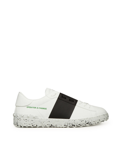 Shop Valentino Open For A Change Sneaker In Bio-based Material In White