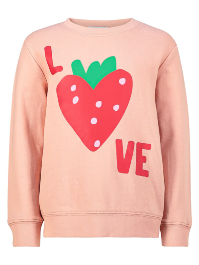Shop Stella Mccartney Sweatshirt For Girls In Pink