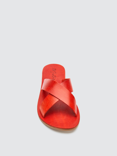 Shop Matisse Cuba Leather Sandal In Red