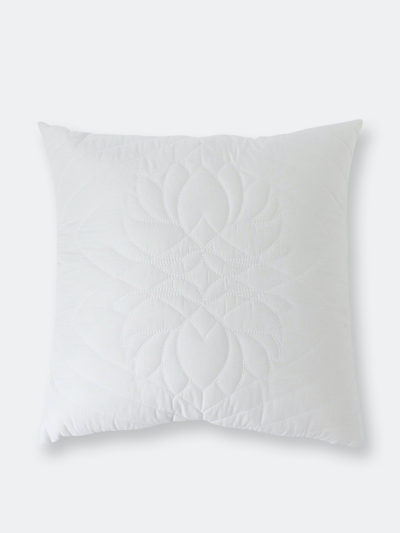 Shop Mela Artisans Heritage Refined Quilted Pillow In White