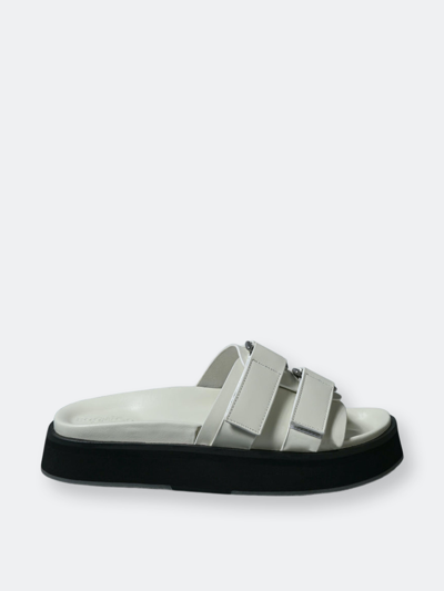 Shop Rag & Co Aniston Buckled Flatform White Slip-on Sandal