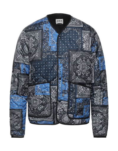 Shop Berna Man Puffer Midnight Blue Size L Polyester
