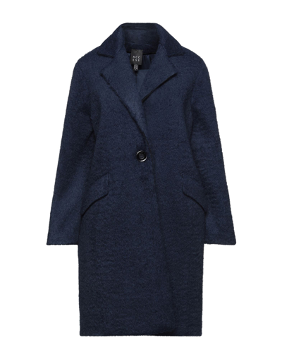 Shop Access Fashion Coats In Dark Blue