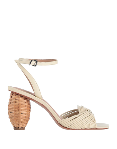 Shop Valini Sandals In Ivory