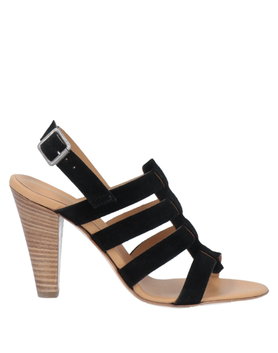 Shop Anna F . Woman Sandals Black Size 7 Soft Leather
