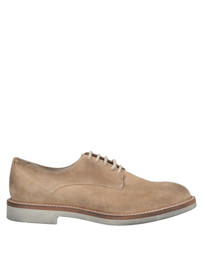 Shop Daniele Alessandrini Homme Lace-up Shoes In Sand