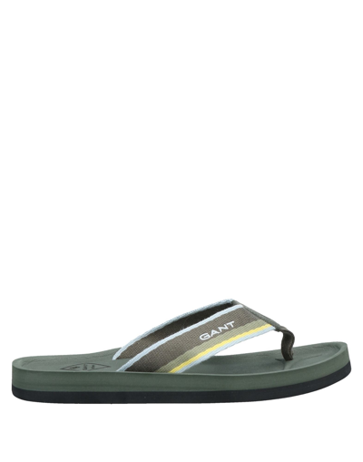 Shop Gant Toe Strap Sandals In Grey