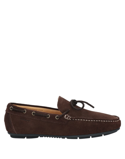 Shop Gant Man Loafers Dark Brown Size 8 Soft Leather