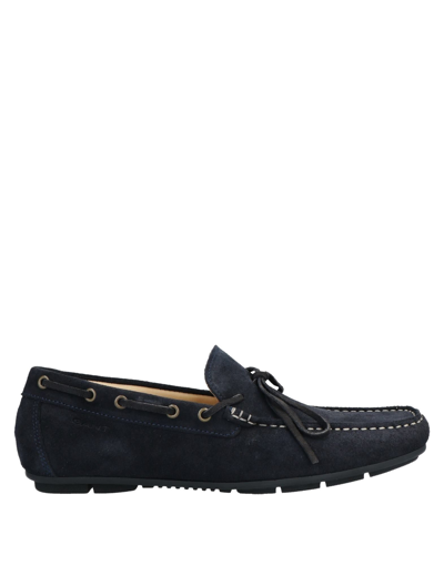 Shop Gant Man Loafers Midnight Blue Size 7 Soft Leather