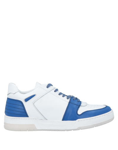 Shop Grey Daniele Alessandrini Man Sneakers White Size 9 Soft Leather