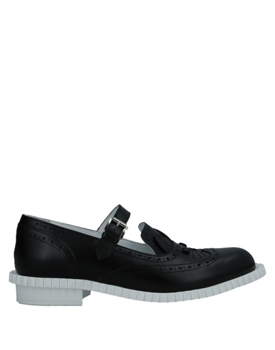Shop Vivetta Woman Loafers Black Size 6 Calfskin