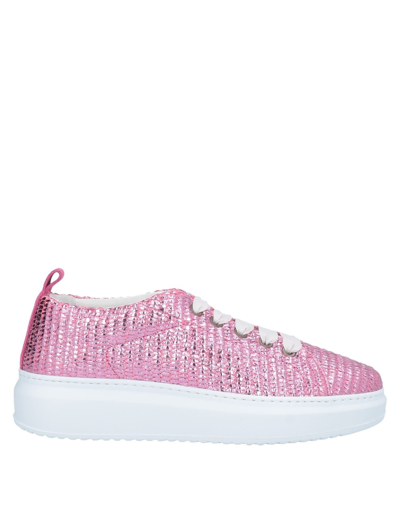 Shop Manebi Manebí Woman Sneakers Fuchsia Size 7 Textile Fibers In Pink