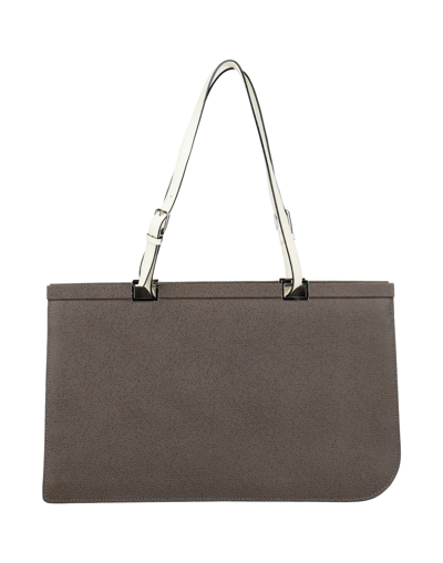 Shop Valextra Woman Handbag Dark Brown Size - Calfskin