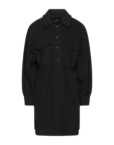Shop Angela Mele Milano Woman Shirt Black Size Xs Viscose, Polyester