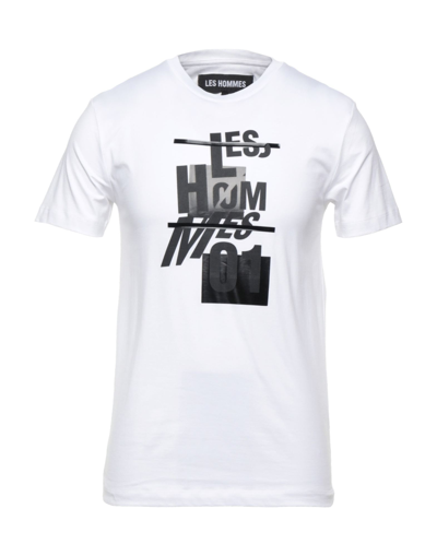 Shop Les Hommes Man T-shirt White Size Xl Cotton