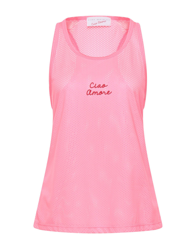 Giada Benincasa Tank Tops In Pink