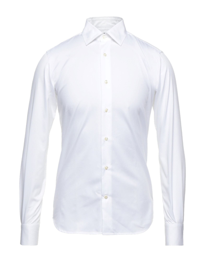 Shop Angelo Nardelli Shirts In White