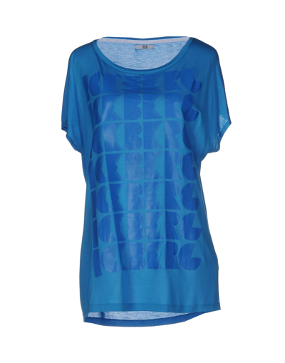 Shop Ice Iceberg Woman T-shirt Turquoise Size 6 Modal In Blue