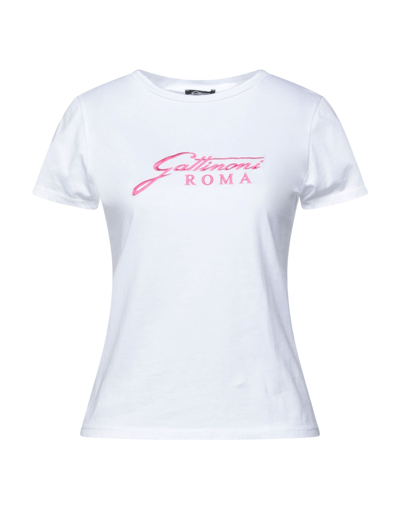 Shop Gattinoni Woman T-shirt White Size Xs Cotton