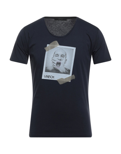 Shop Vneck T-shirts In Dark Blue