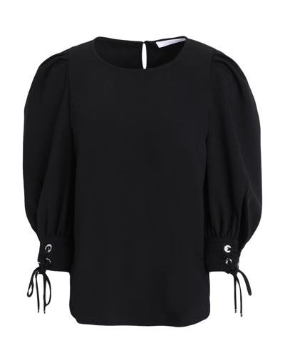 Shop See By Chloé Woman Top Black Size 4 Polyester
