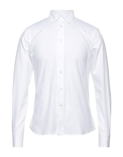 Shop Angelo Nardelli Shirts In White