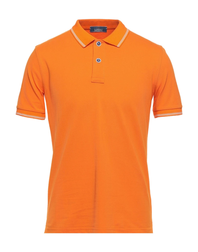 Shop Domenico Tagliente Polo Shirts In Orange