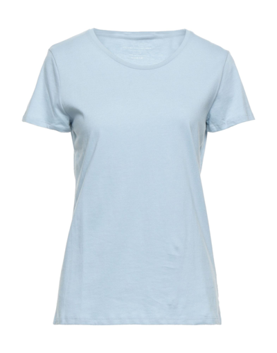 Shop Majestic Filatures Woman T-shirt Sky Blue Size 1 Cotton