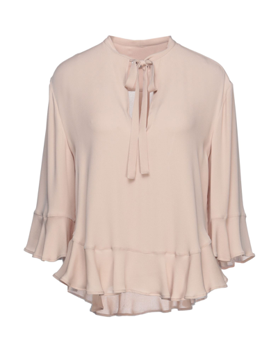 Shop Valentino Blouses In Blush
