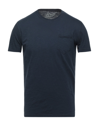 Shop Bl'ker Man T-shirt Midnight Blue Size L Cotton